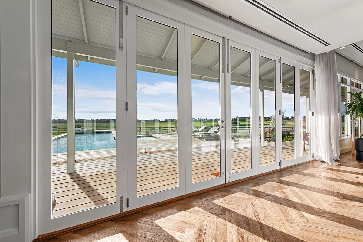 BFN Developments, timber bifold door