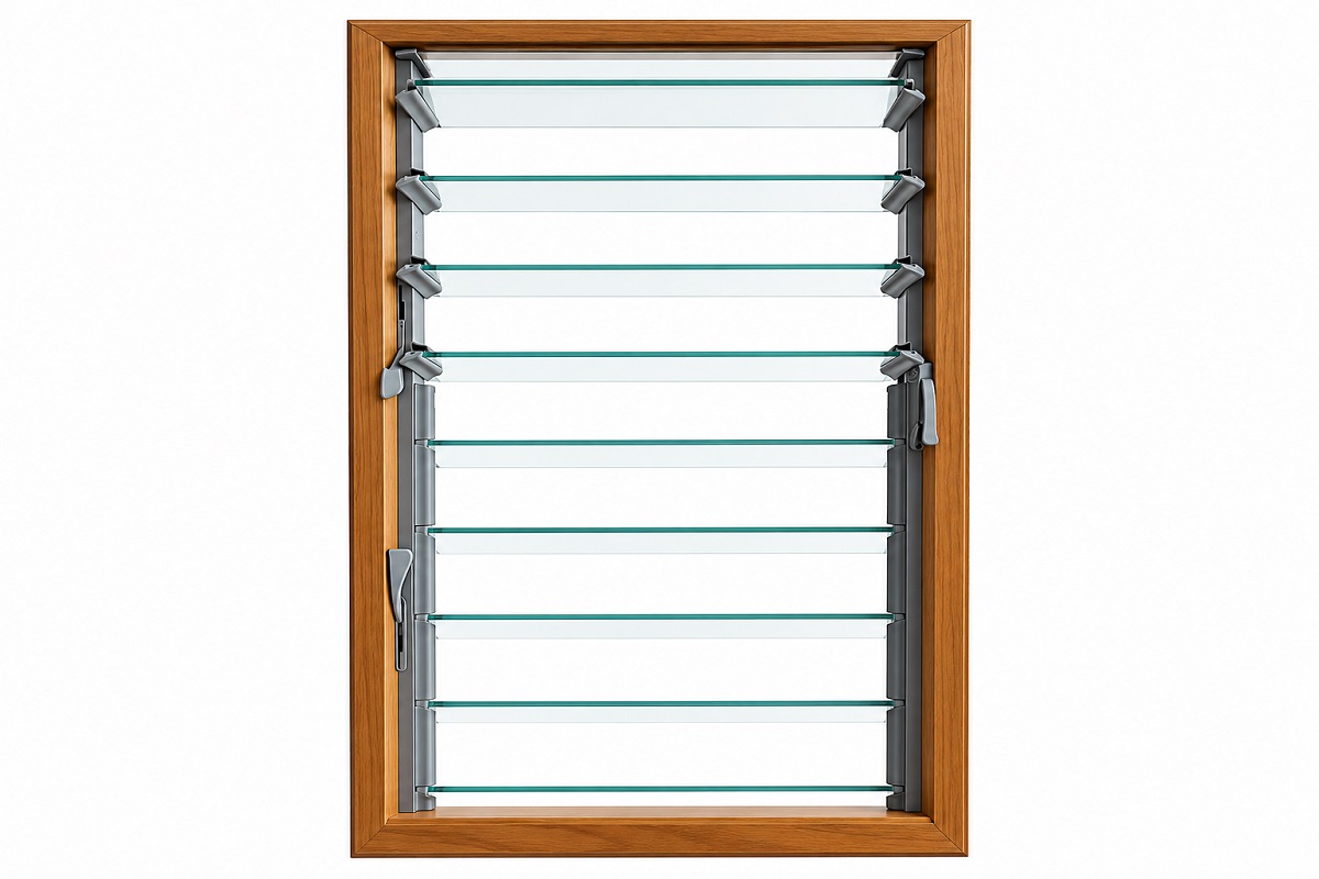 Aluminium Louvre Window sizes